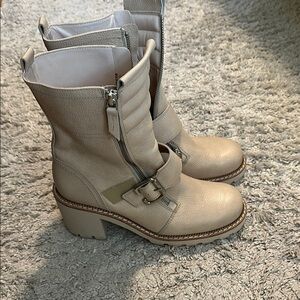 Paul Green Beige Ankle Boots for Women